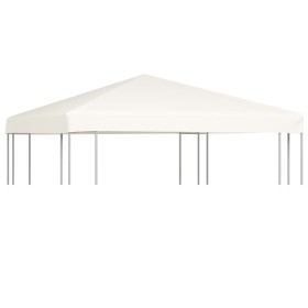 Pavillon-Markise 310 g/m² 3x3 m cremeweiß von vidaXL, Abdeckungen für Zelte und Pavillons - Ref: Foro24-44777, Preis: 64,99 €...