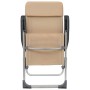 Folding camping chairs 4 units cream aluminum by vidaXL, camping furniture - Ref: Foro24-44309, Price: 183,36 €, Discount: %