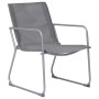 Garden furniture set 4 pieces gray fabric and steel by vidaXL, Garden sets - Ref: Foro24-44351, Price: 140,17 €, Discount: %