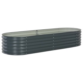 Arriate de acero galvanizado gris 240x80x44 cm de vidaXL, Maceteros y jardineras - Ref: Foro24-45528, Precio: 144,99 €, Descu...