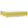 Cama box spring con colchón tela verde 200x200 cm de , Camas y somieres - Ref: Foro24-3144206, Precio: 508,99 €, Descuento: %