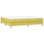 Cama box spring con colchón tela verde 200x200 cm de , Camas y somieres - Ref: Foro24-3144206, Precio: 508,99 €, Descuento: %