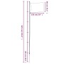 Polen Aluminiummast und -flagge 6,23 m von , Fahnen und Windsäcke - Ref: Foro24-3147103, Preis: 69,62 €, Rabatt: %