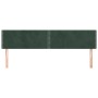 Headboards 2 units of dark green velvet 80x5x78/88 cm by , Headboards and footboards - Ref: Foro24-345961, Price: 63,51 €, Di...