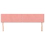 Cabeceros 2 unidades de terciopelo rosa 80x5x78/88 cm de , Cabeceros y pies de cama - Ref: Foro24-345963, Precio: 63,51 €, De...