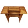 Solid acacia wood high bar table 110x50x105 cm by , Garden tables - Ref: Foro24-44007, Price: 239,82 €, Discount: %