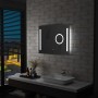 Espejo de pared de baño con LED y sensor táctil 80x60 cm de , Espejos - Ref: Foro24-144740, Precio: 121,92 €, Descuento: %