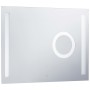 LED and touch sensor wall-mounted bathroom mirror 80x60 cm by , Mirrors - Ref: Foro24-144740, Price: 121,92 €, Discount: %