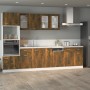 Armario inferior contrachapado roble ahumado 80x46x81,5cm de , Armarios de cocina - Ref: Foro24-815579, Precio: 107,04 €, Des...