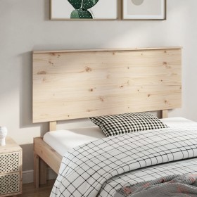 Solid pine wood bed headboard 144x6x82.5 cm by , Headboards and footboards - Ref: Foro24-819170, Price: 47,99 €, Discount: %