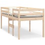 Cama alta madera maciza de pino 75x190 cm de , Camas y somieres - Ref: Foro24-821619, Precio: 127,30 €, Descuento: %