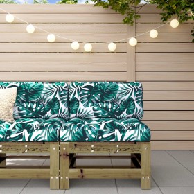 Central garden sofa made of solid impregnated wood by , Modular outdoor sofas - Ref: Foro24-825617, Price: 49,13 €, Discount: %