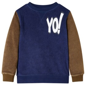 Dark navy blue children's sweatshirt 140 by , Kids T-shirts - Ref: Foro24-13448, Price: 12,99 €, Discount: %