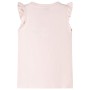 Camiseta infantil de manga volante rosa suave 92 de , Camisetas para niños - Ref: Foro24-11314, Precio: 9,99 €, Descuento: %