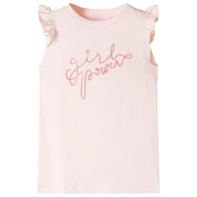 Soft pink ruffled sleeve children's t-shirt size 116 by , Kids T-shirts - Ref: Foro24-11316, Price: 7,95 €, Discount: %