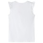 Children's ecru ruffle sleeve t-shirt 116 by , Kids T-shirts - Ref: Foro24-11321, Price: 7,99 €, Discount: %