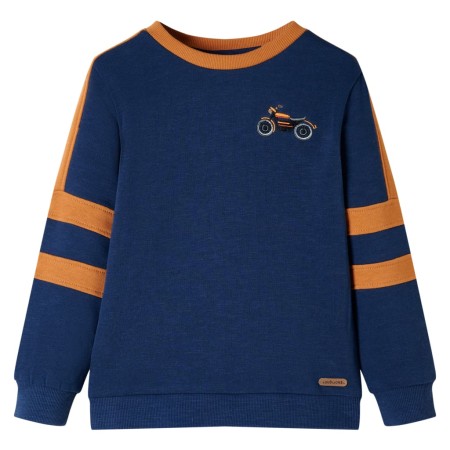 Sudadera infantil azul añil 116 de , Camisetas para niños - Ref: Foro24-12671, Precio: 10,72 €, Descuento: %