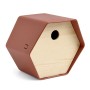 Capi Birdhouse Hive 1 round hole brown 19x23x20 cm by , Birdhouses - Ref: Foro24-447494, Price: 25,65 €, Discount: %