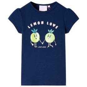 Camiseta infantil azul marino 140 de , Camisetas para niños - Ref: Foro24-10598, Precio: 9,99 €, Descuento: %