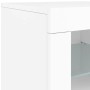 Sideboard mit weißen LED-Leuchten 162x37x67 cm von , Sideboards - Ref: Foro24-3208995, Preis: 187,89 €, Rabatt: %