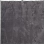 HUARTE anthracite washable soft short pile rug 120x120cm by , Rugs - Ref: Foro24-374999, Price: 46,94 €, Discount: %