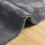 HUARTE anthracite washable soft short pile rug 120x120cm by , Rugs - Ref: Foro24-374999, Price: 46,94 €, Discount: %