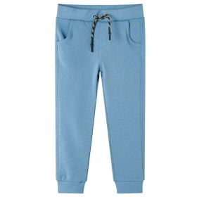 Pantalones de chándal infantiles azul medio 128 de , Pantalones de niños - Ref: Foro24-13237, Precio: 10,99 €, Descuento: %