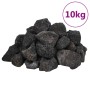 Black volcanic rocks 10 kg 3-5 cm by , Aquarium decoration - Ref: Foro24-3217182, Price: 35,22 €, Discount: %