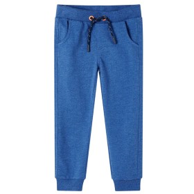 Pantalones de chándal infantiles azul oscuro 140 de , Pantalones de niños - Ref: Foro24-12388, Precio: 9,72 €, Descuento: %