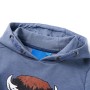 Children's sweatshirt with blue melange hood 128 by , Kids T-shirts - Ref: Foro24-13017, Price: 12,99 €, Discount: %