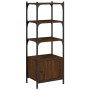 Bookshelf 3 shelves wood engineering brown 41x30x109.5 cm by , Bookcases and shelves - Ref: Foro24-839002, Price: 47,83 €, Di...