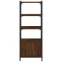 Bookshelf 3 shelves wood engineering brown 41x30x109.5 cm by , Bookcases and shelves - Ref: Foro24-839002, Price: 47,83 €, Di...