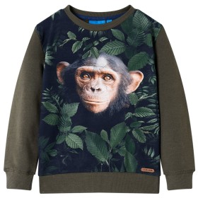 Khaki children's sweatshirt size 140 by , Kids T-shirts - Ref: Foro24-13048, Price: 14,99 €, Discount: %