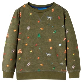 Khaki children's sweatshirt size 140 by , Kids T-shirts - Ref: Foro24-13133, Price: 14,99 €, Discount: %