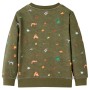 Khaki children's sweatshirt size 140 by , Kids T-shirts - Ref: Foro24-13133, Price: 14,39 €, Discount: %