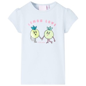 Camiseta infantil azul claro 140 de , Camisetas para niños - Ref: Foro24-10593, Precio: 9,99 €, Descuento: %