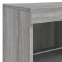 Sideboard with Sonoma gray LED lights 81x37x67 cm by , Sideboards - Ref: Foro24-836663, Price: 81,40 €, Discount: %