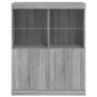 Sideboard mit LED-Leuchten in Sonoma grau 81x37x100 cm von , Sideboards - Ref: Foro24-836677, Preis: 114,15 €, Rabatt: %