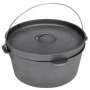 Horno Holandés Olla De Cocinar 9Qt de vidaXL, Ollas de hierro - Ref: Foro24-40519, Precio: 63,28 €, Descuento: %