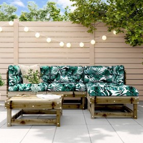 Garden sofa set 5 pieces impregnated pine wood by , Garden sets - Ref: Foro24-3186164, Price: 261,99 €, Discount: %