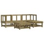 Garden sofa set 5 pieces impregnated pine wood by , Garden sets - Ref: Foro24-3186164, Price: 263,36 €, Discount: %