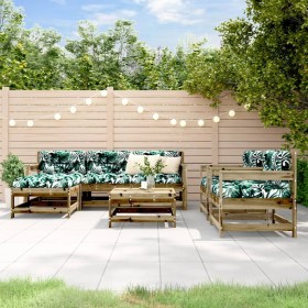 Garden furniture set 7 pieces impregnated pine wood by , Garden sets - Ref: Foro24-3186255, Price: 407,99 €, Discount: %