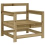 Garden furniture set 7 pieces impregnated pine wood by , Garden sets - Ref: Foro24-3186255, Price: 396,60 €, Discount: %