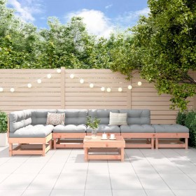 Garden furniture set 7 pieces solid wood Douglas fir by , Garden sets - Ref: Foro24-3186513, Price: 340,99 €, Discount: %