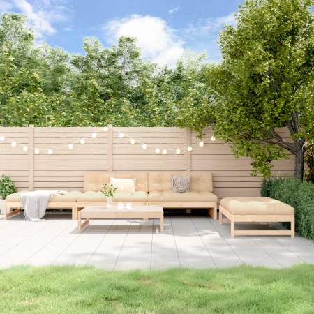 Garden sofa set 5 pieces solid pine wood by , Garden sets - Ref: Foro24-3186634, Price: 459,69 €, Discount: %