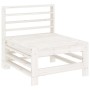 Garden sofa set 5 pieces solid white pine wood by , Garden sets - Ref: Foro24-3186558, Price: 308,33 €, Discount: %