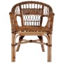 Brown natural rattan garden chair by vidaXL, Garden chairs - Ref: Foro24-246809, Price: 235,99 €, Discount: %