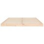 Solid pine wood bed frame 140x200 cm by , Beds and slatted bases - Ref: Foro24-823444, Price: 131,50 €, Discount: %