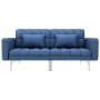 Blue fabric sofa bed by , Sofas - Ref: Foro24-247220, Price: 365,99 €, Discount: %