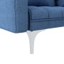 Blue fabric sofa bed by , Sofas - Ref: Foro24-247220, Price: 365,99 €, Discount: %